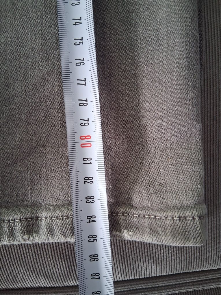 Zara szare spodnie jeansowe dziewczęce r. 134