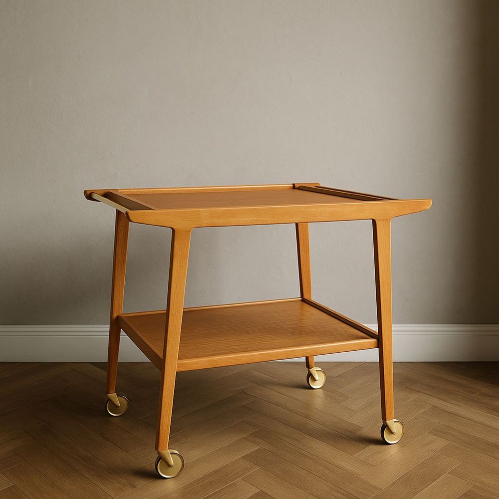 Barek stolik pomocniczy vintage design mid century lata 60