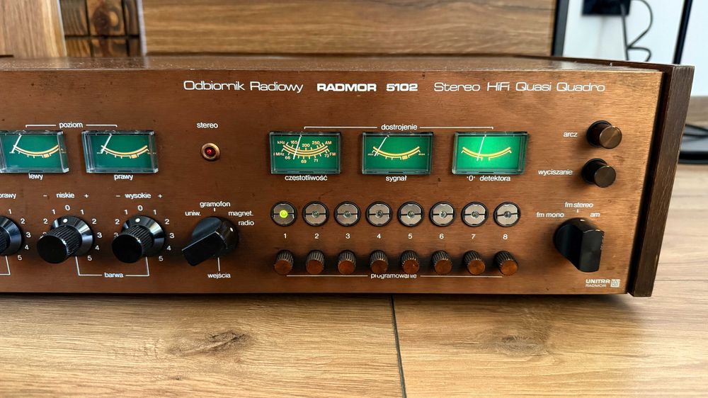 Amplituner RADMOR 5102 ! Przestrojony ! Po Serwisie ! BDB Stan! 81 R !