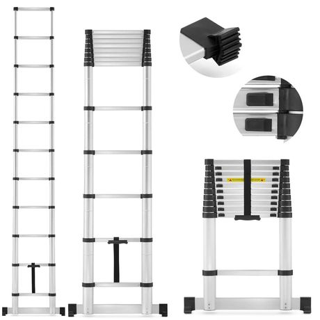 DRABINA TELESKOPOWA ALU przystawna do 320cm Promocja