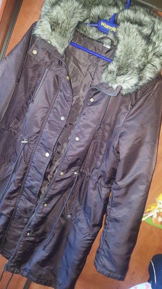 Kurtka parka 42 L H&M brązowa Wysyłka Jesień Zima