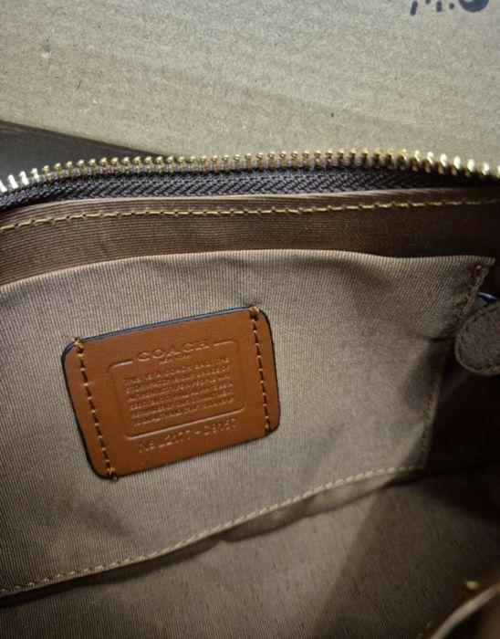 Сумка коричнева замш 24×15 см