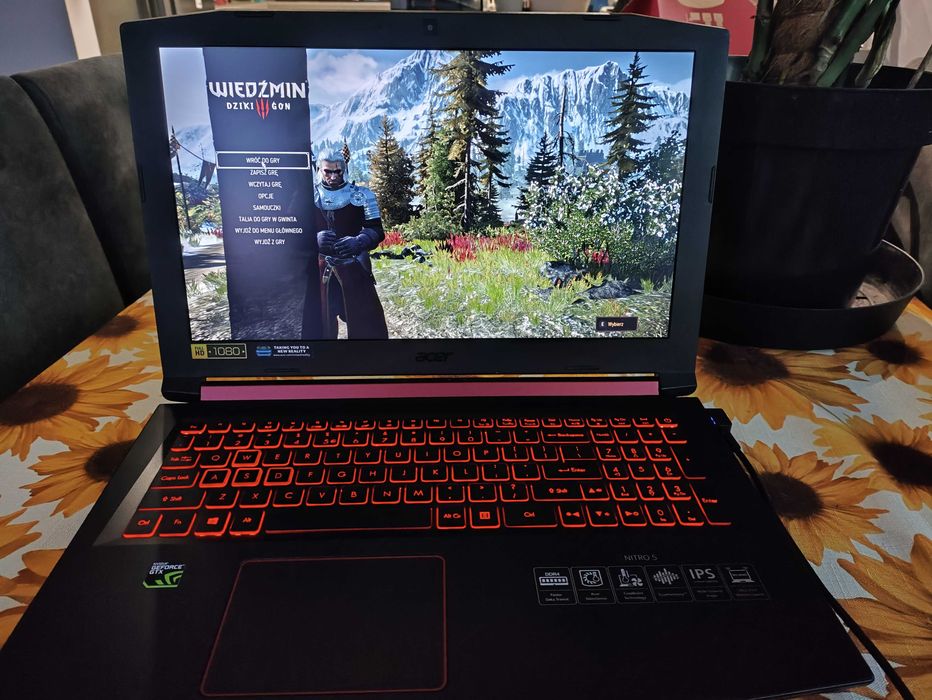 Laptop Acer Nitro 5, 16GB, INTEL i7 8750, Nvidia GTX 1050, Windows 11