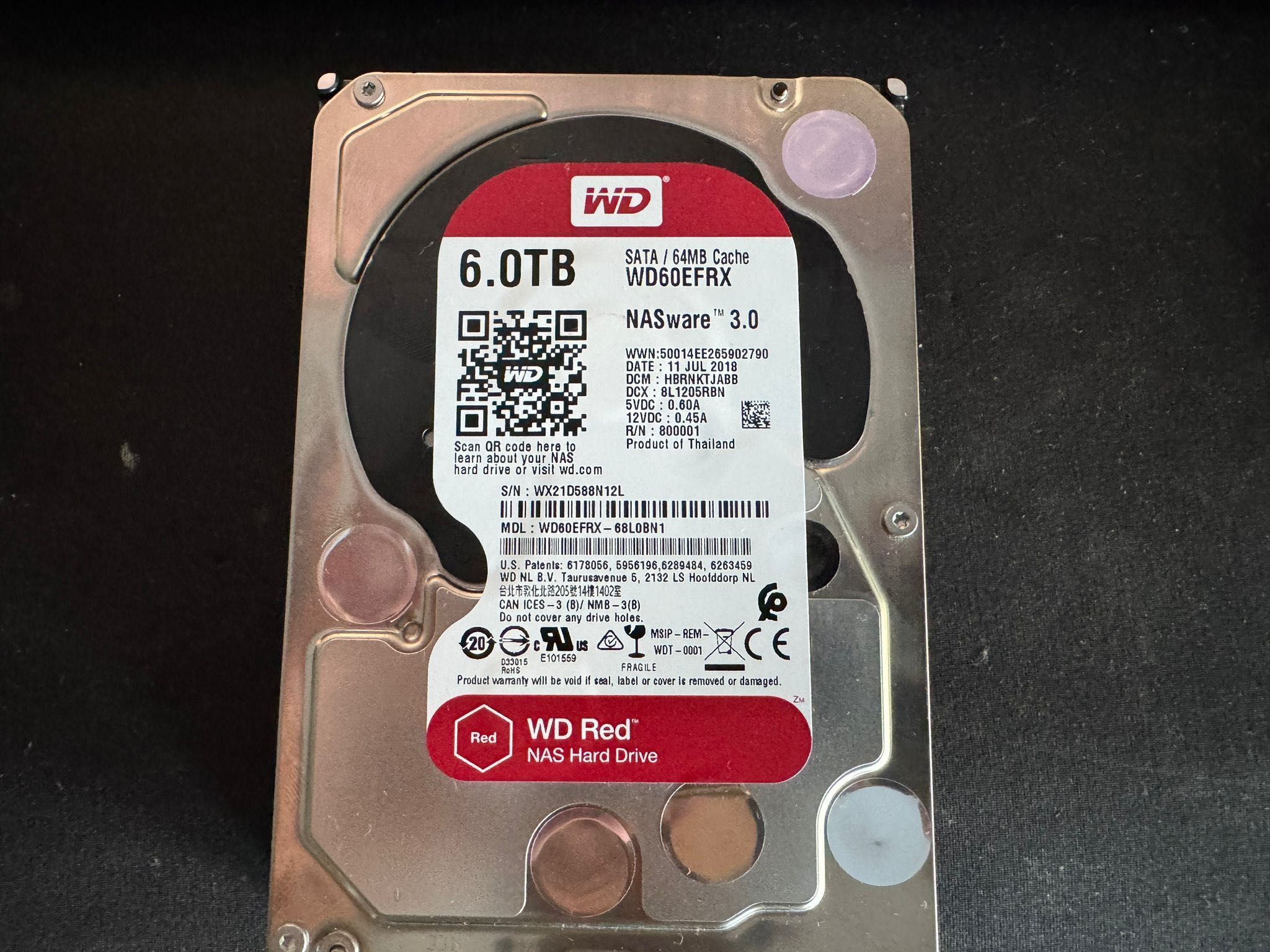 Discos WD Red 6TB (4x) – NAS – Como Novos