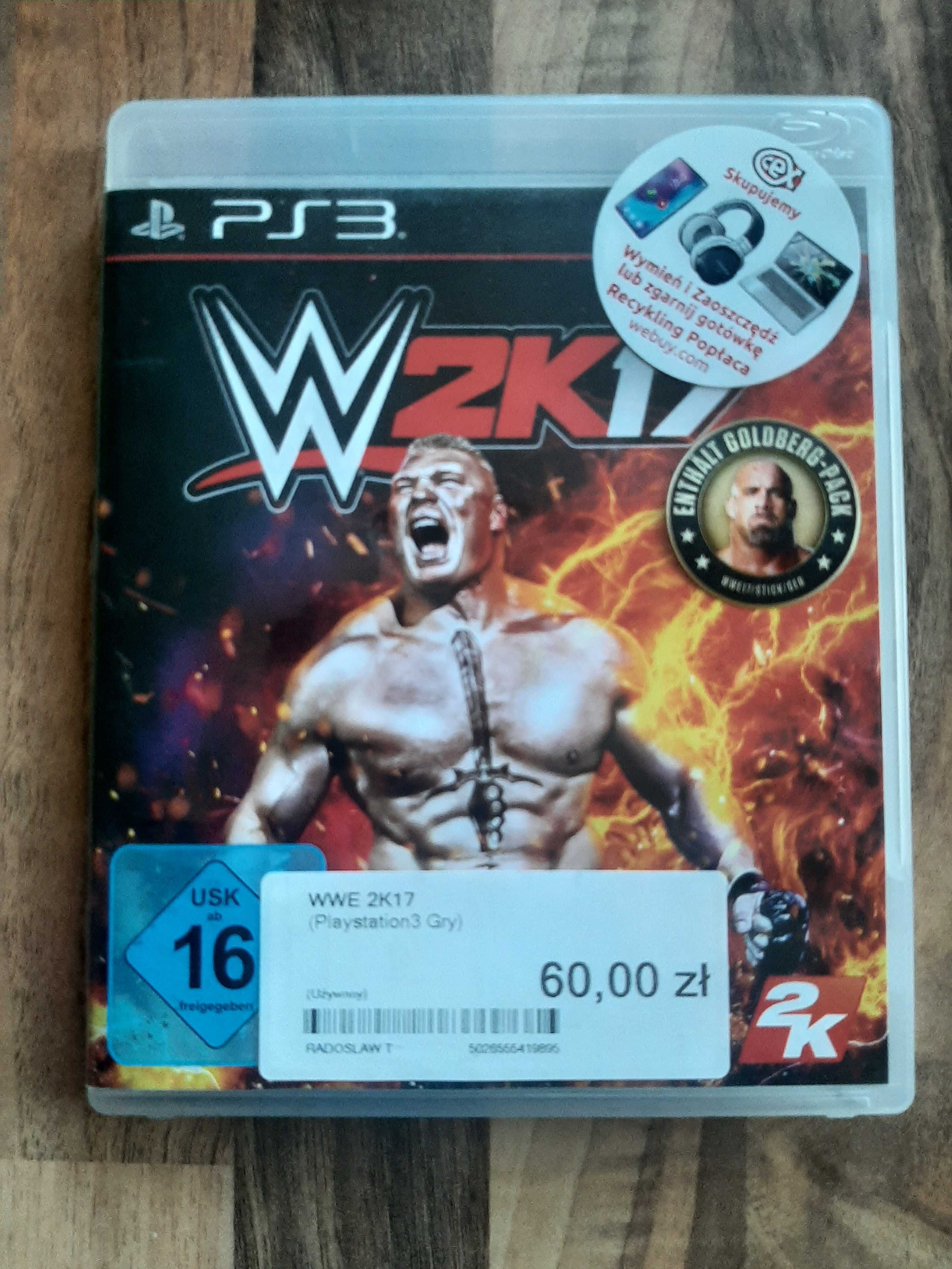 Gra WWE2K17 Na Ps3
