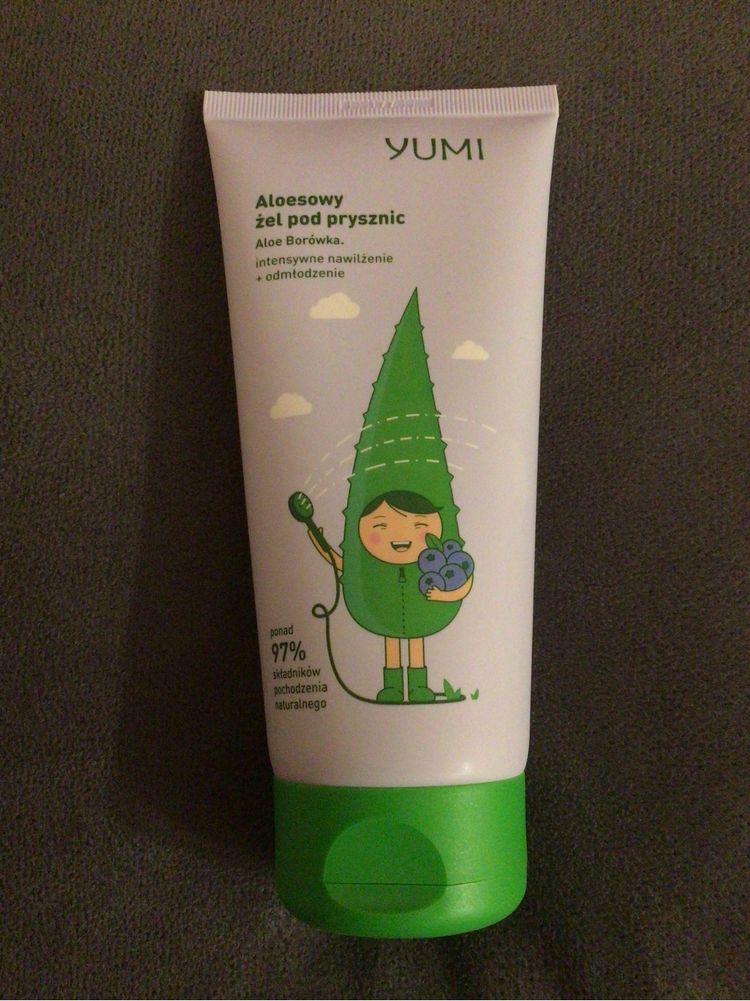 YUMI Żel pod prysznic Aloe Borówka 200 ml