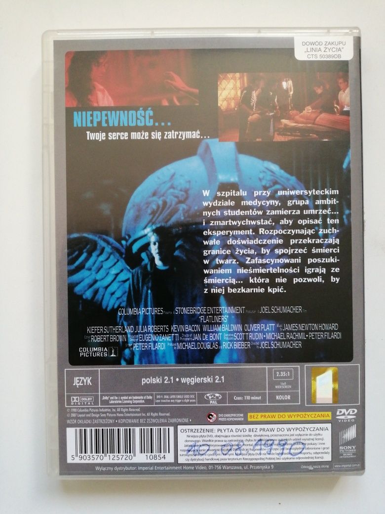 Linia życia - wyst. Julia Roberts, Kevin Bacon
