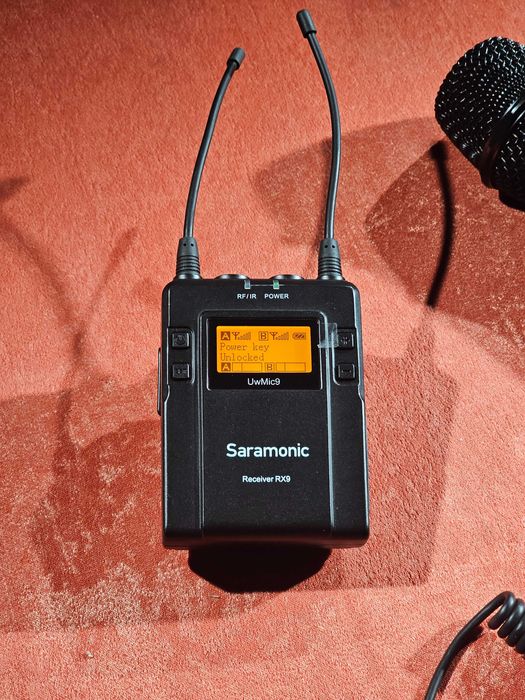 Професійний мікрофон Saramonic UwMic9 Kit 4 + HU9, receiver RX9
