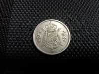 Moneta Hiszpania 5 Peset 1975r.B.Ładna