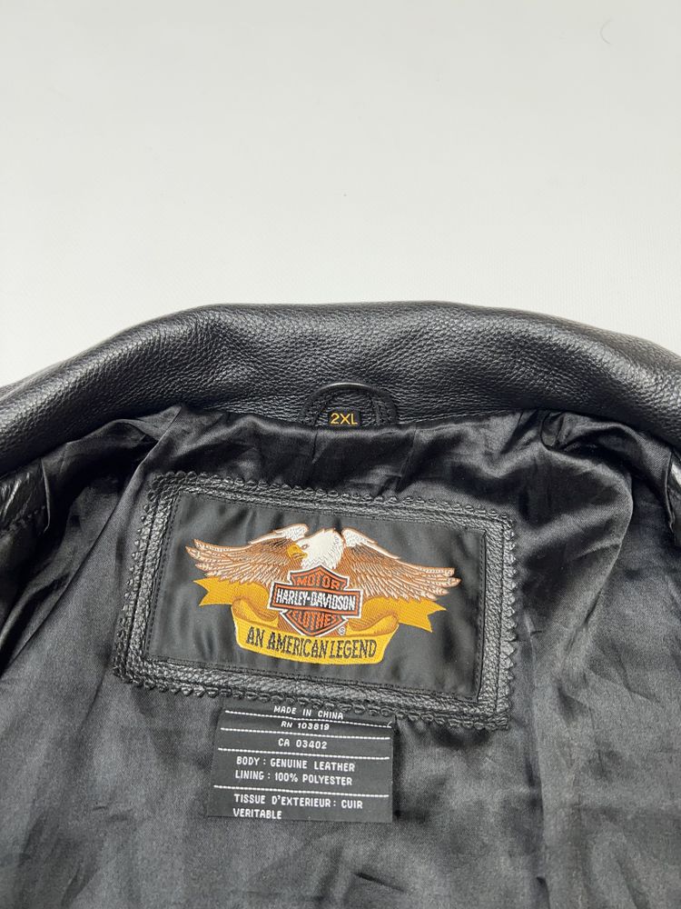 Harley Davidson 100 years Anniversary Leather Biker Jacket мото кожа