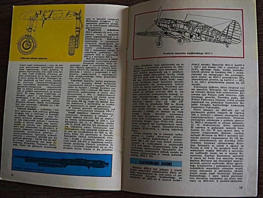 Samolot myśliwski - Mig- 3 , seria TBiU .