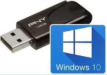 Pendrive PNY 128GB + windows 10 64bit instalator