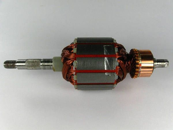 Якорь, двигатель, запчасти газонокосилки Forte, Grunhelm, Foresta, Ein