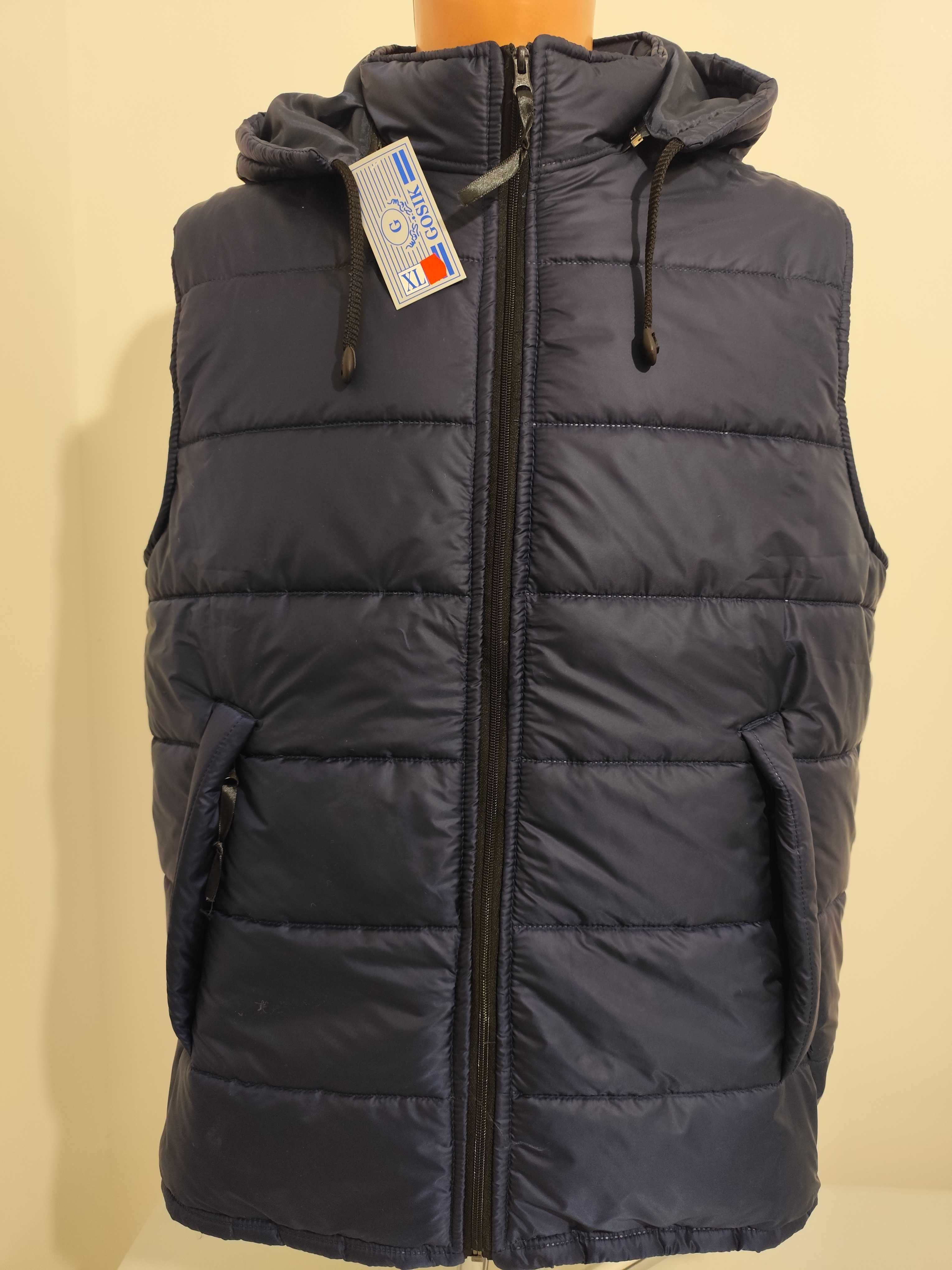 Bezrękawnik, Kamizelka męska pikowana, L - 4XL (150cm)