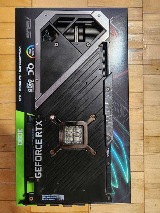 Відеокарта RTX 3090 24GB Asus Rog Strix Gaming з чеками та коробкою