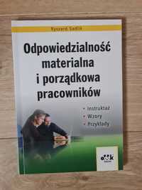 Odpowiedzialność materialna i porządkowa pracowników
Instruktaż Wzory