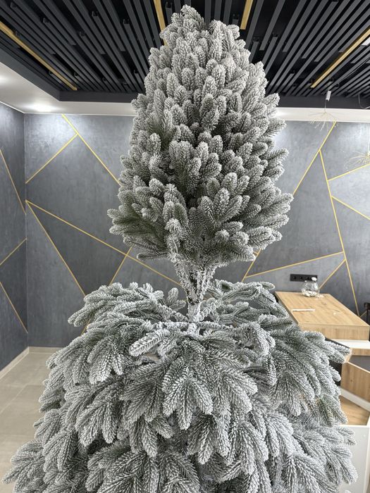 Лита засніжена ялинка Версаль ! МЕГА ГУСТА . Литі ялинки від виробника