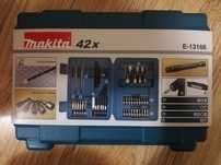 Zestaw wierteł i bitów 42 sztuki w walizce MAKITA E-13166 NOWY