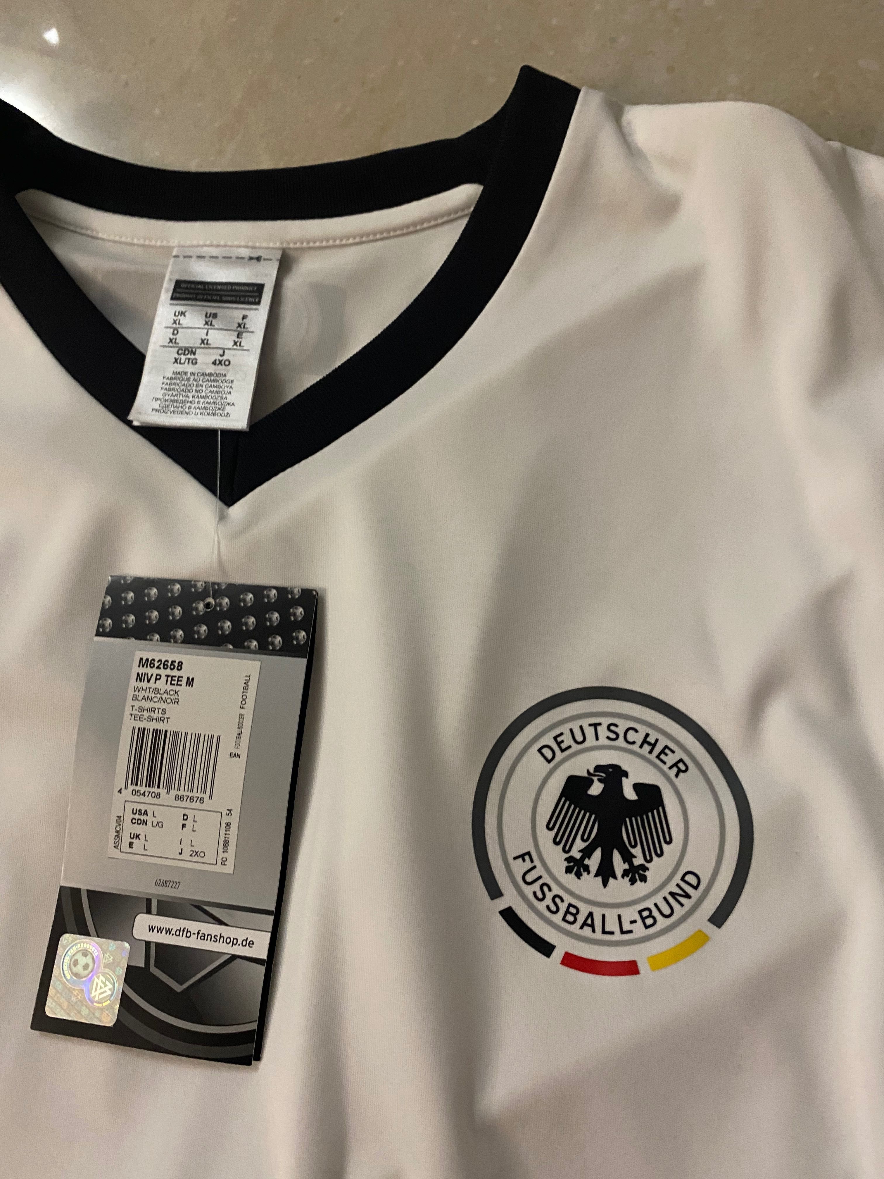 Adidas Deutscher Fussball-bund nowa koszulka piłkarska XXL oryginał