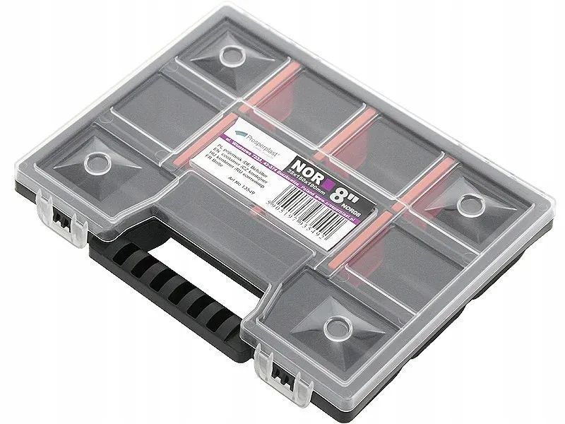 Organizer narzędziowy sorter pojemnik warsztatowy NOR8 6658#