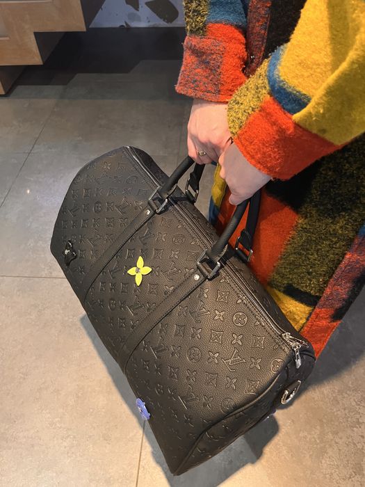 Torba Louis Vuitton Keepall Bandoulière 50 Monogram Empreinte