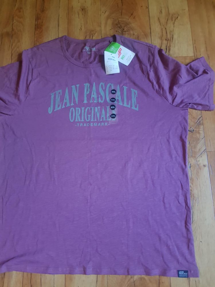 T-shirt fioletowy bawełniany