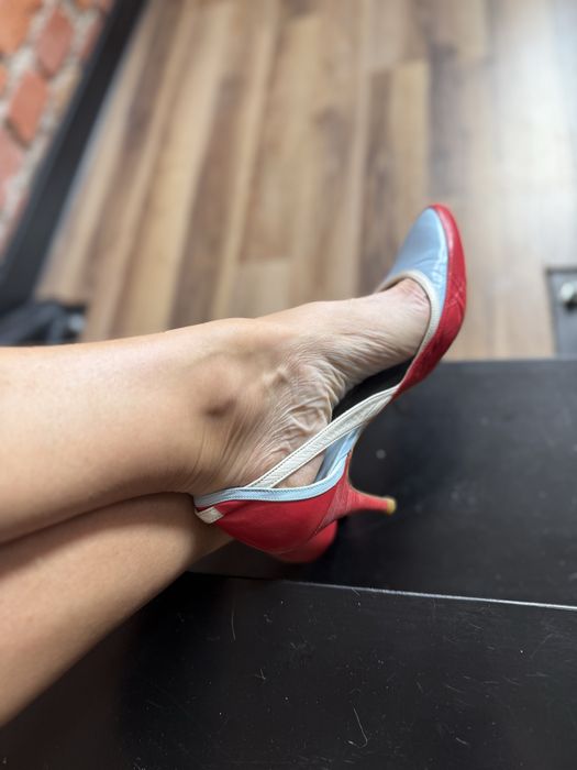 Szpilki 39 niski obcas