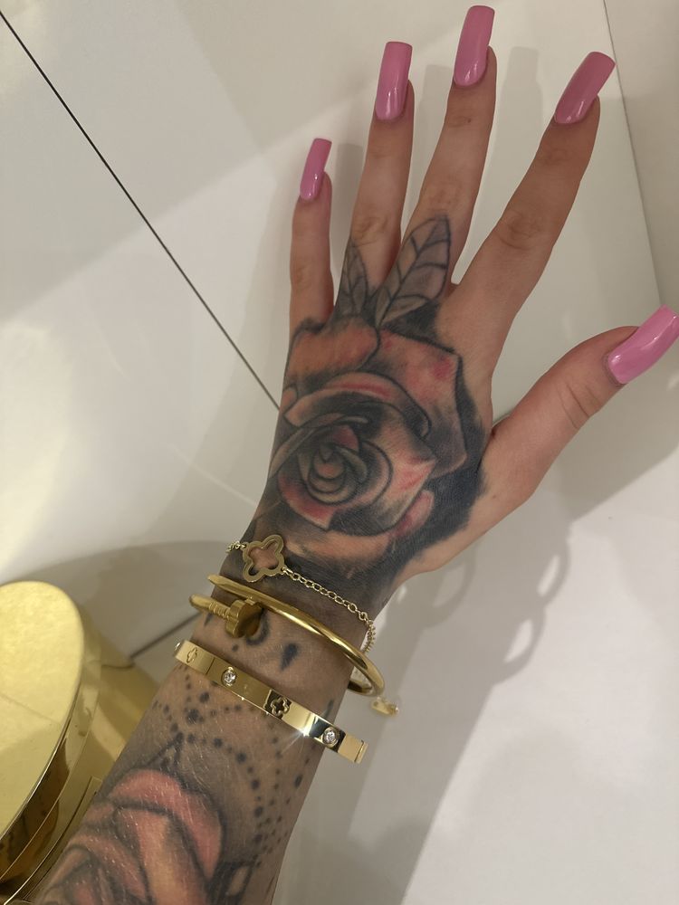 Bransoletki cartier 3 sztuki zestaw love gwozdz koniczynka stal chirur