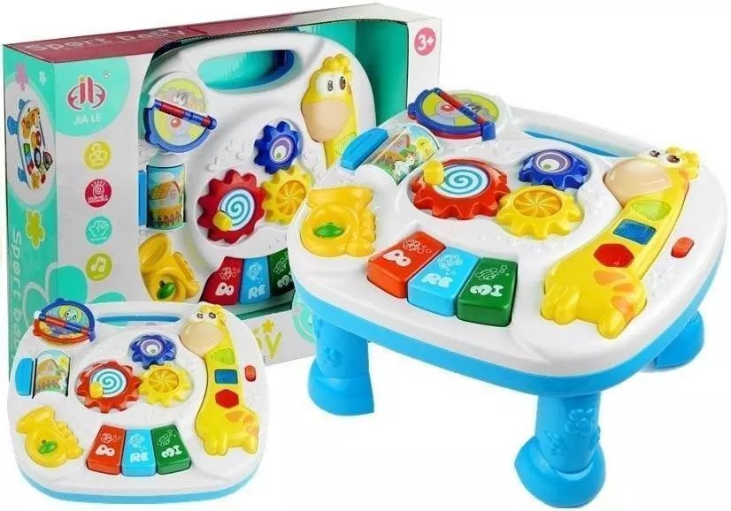Multifunkcyjny stoliczek edukacyjny 2w1. Leantoys