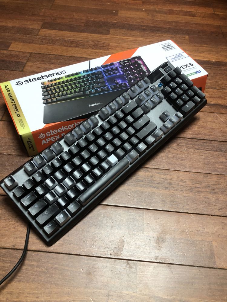 klawiatura steelseries apex 5 bez gwarancji