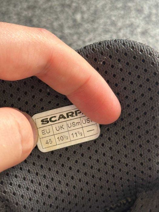 Ботинки непромокаемые коричневые Scarpa Terra Gore Tex GTX 45