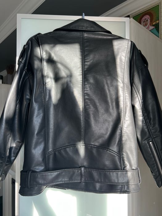 ZARA оверсайз косуха (еко-шкіра)