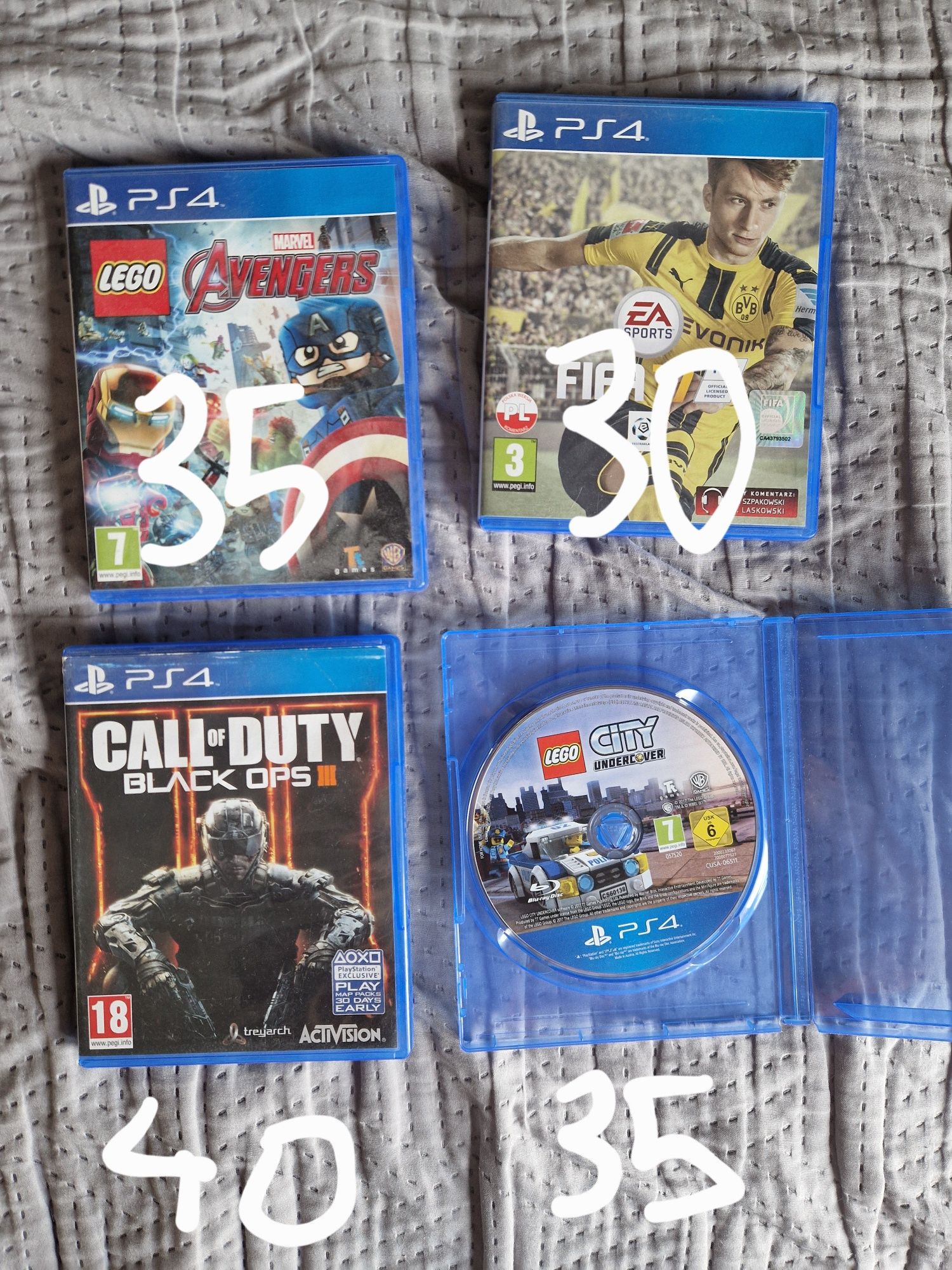 Sprzedam gry do ps4