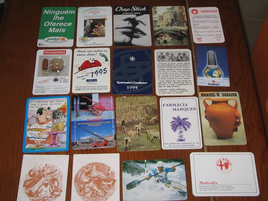 Calendários de Bolso de 1991, 1993, 1995 e 1996 (77)
