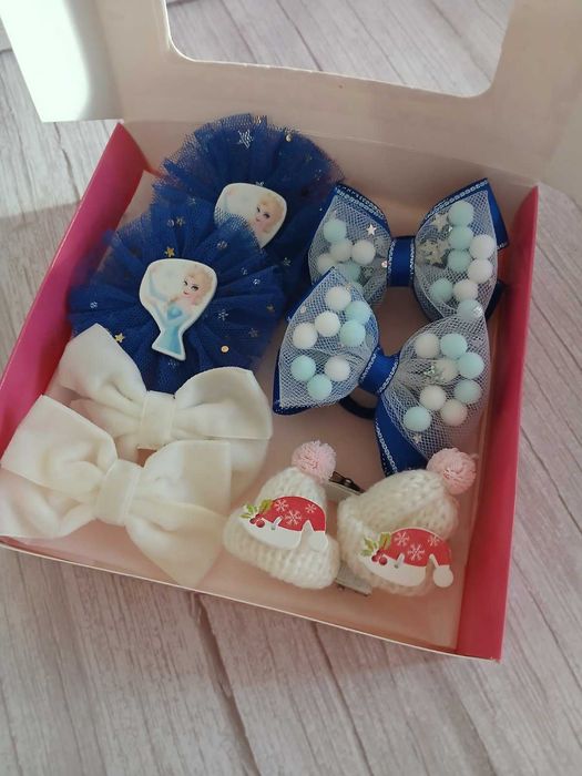 Набір бантиків для дівчаток, подарунок на Миколая