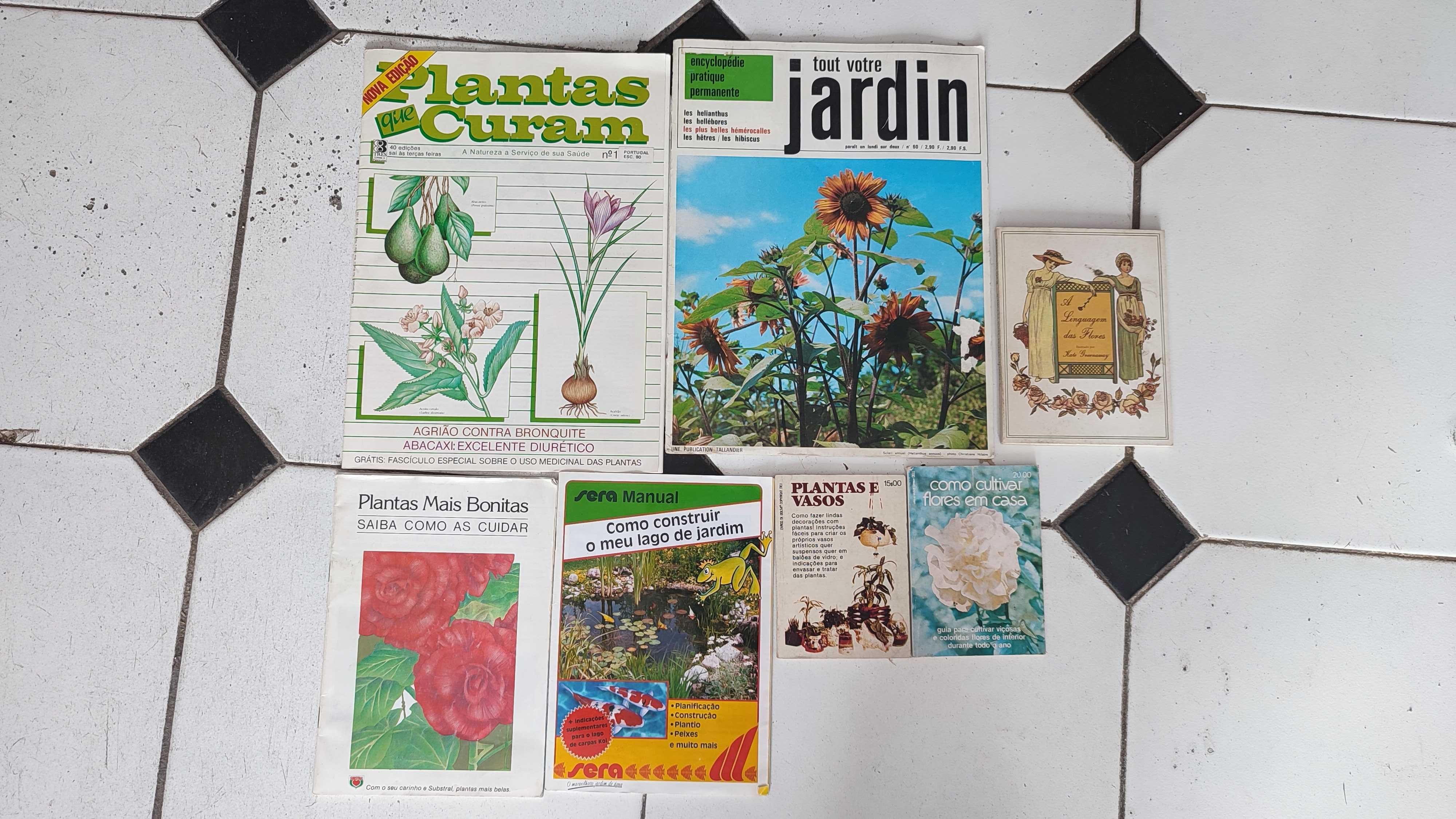 Lote 27 revistas sobre jardinagem