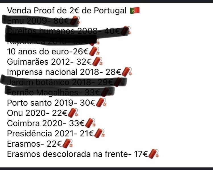 Venda moedas proof