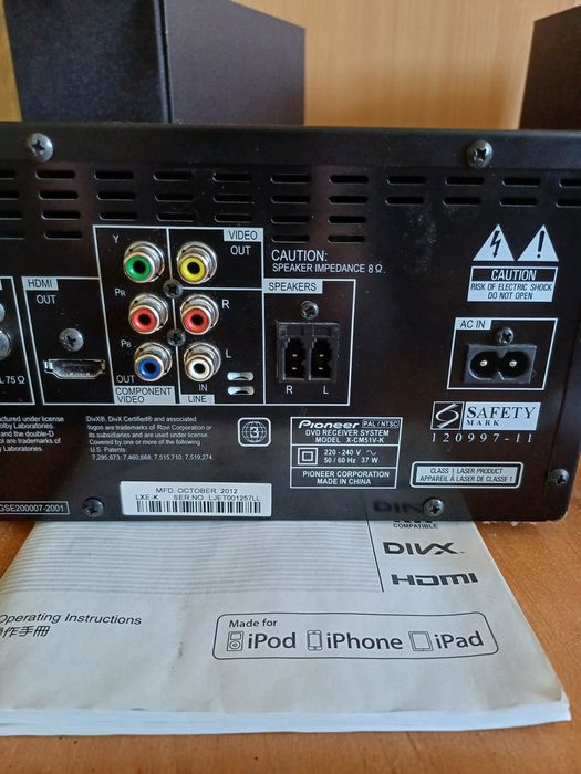 pioneer x-cm51v-k-w  мініцентр