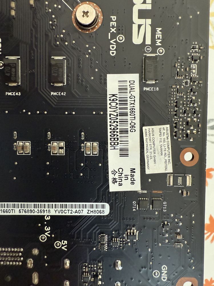 placa grafica Asus Geforce GTX1660ti 6g