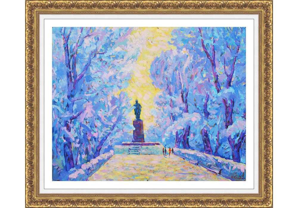 Засл. х-к Чегодар Василь (1918-1989). Парк Шевченко, Київ / 75*60 см