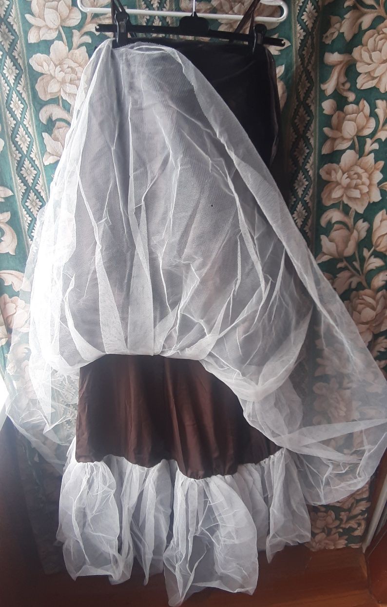 Жіноча Вечірня сукня  довга пишна святкова випуск бал корсет