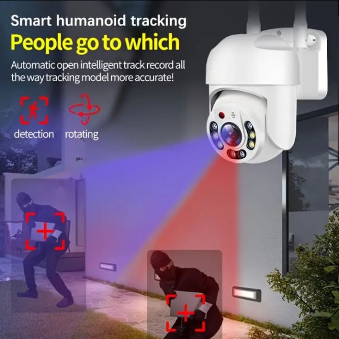 WI-FI  IP камера уличная поворотная  PTZ 360/90