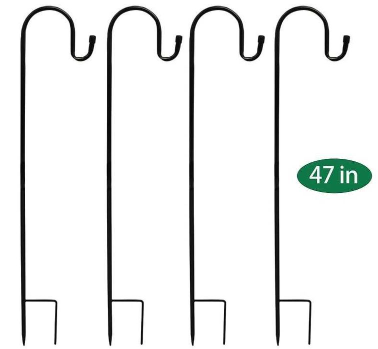 Metalowy wieszak wbijany na kwiaty/latarnie 120cm 4 sztuki Abbcoert