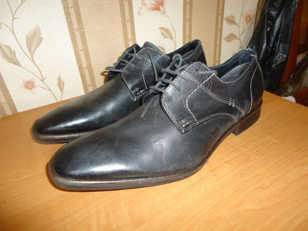 Мужские кожаные, классические туфли PAT CALVIN, размер 44(30)