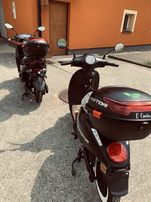 Skuter elektryczny E-Castor do 45 km/h z baterią homologacja EU L1E-B