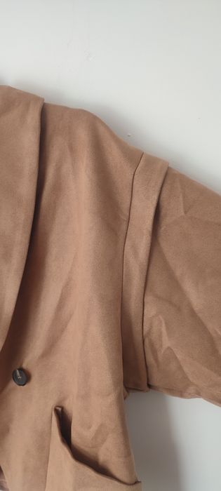 Kurtka marynarka ramoneska ala zamszowa na jesień viralowa