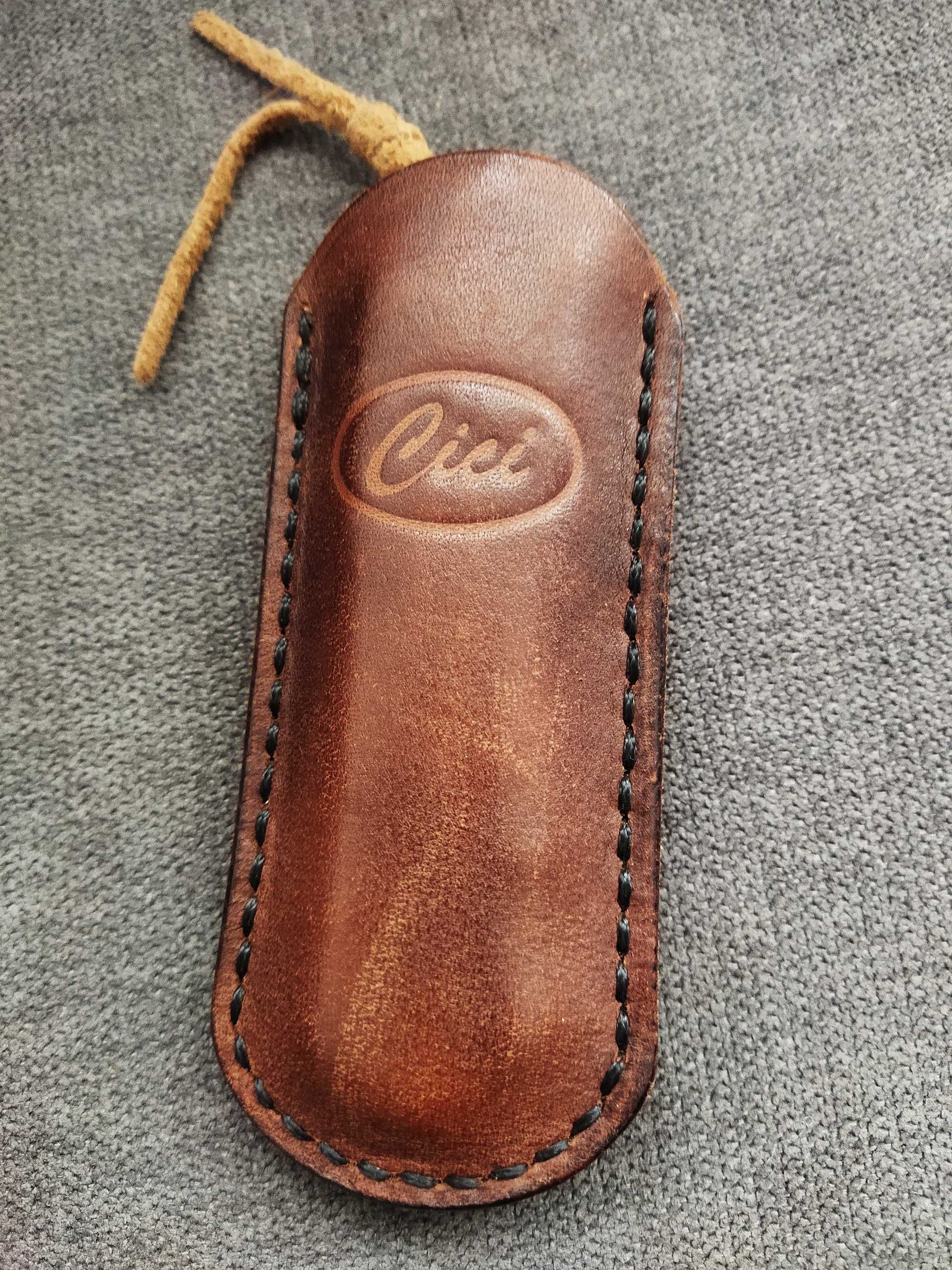 Pochwa / etui na scyzoryk skórzane No7