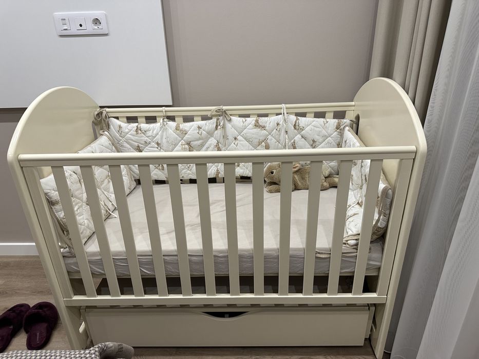 Дитяче ліжечко фірми Veres ЛД-8.Детская кроватка фирмы Верес