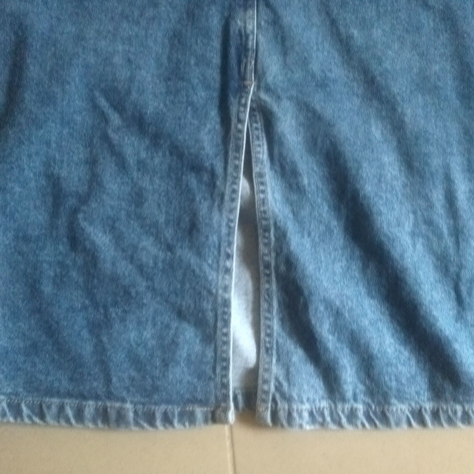 Spódnica maxi jeansowa XL Rita Ora