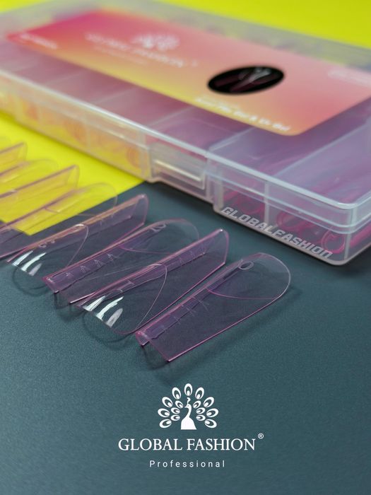 Верхні форми для нарощєння для френчу та кольорові